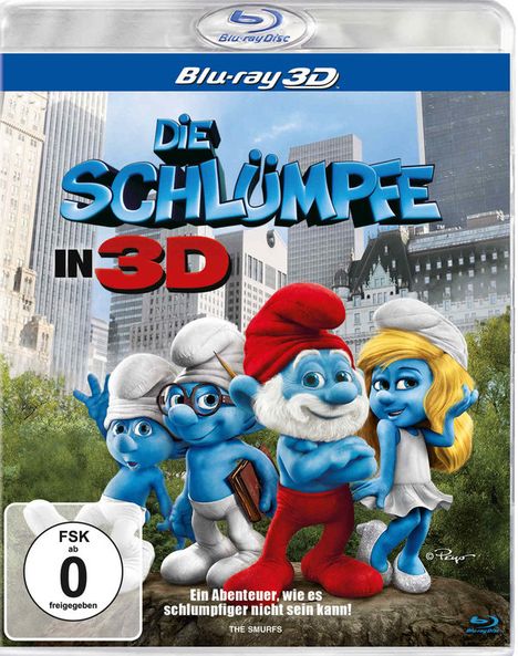 Die Schlümpfe (3D Blu-ray), Blu-ray Disc