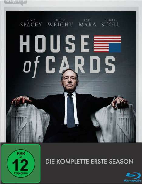 House Of Cards Season 1 (Blu-ray), 4 Blu-ray Discs