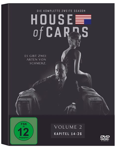 House Of Cards Season 2, 4 DVDs