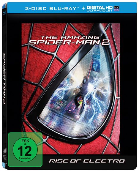 The Amazing Spider-Man 2: Rise of Electro (Blu-ray Mastered in 4K im Steelbook), 2 Blu-ray Discs