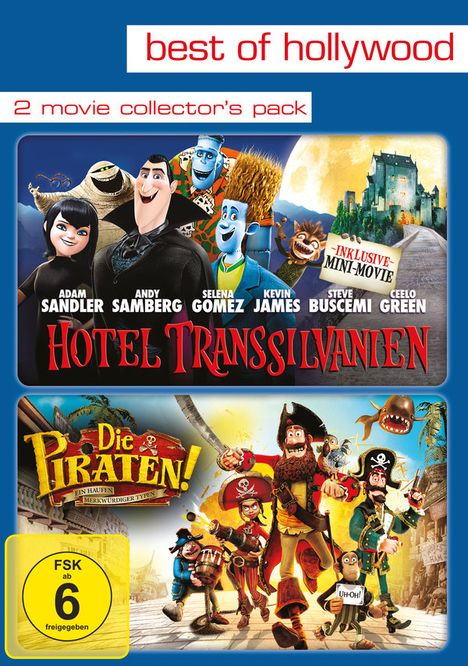 Hotel Transsilvanien / Die Piraten - Ein Haufen merkwürdiger Typen, 2 DVDs