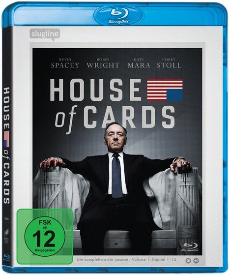 House of Cards Season 1 (Blu-ray), 4 Blu-ray Discs