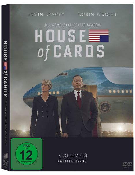House Of Cards Season 3, 4 DVDs