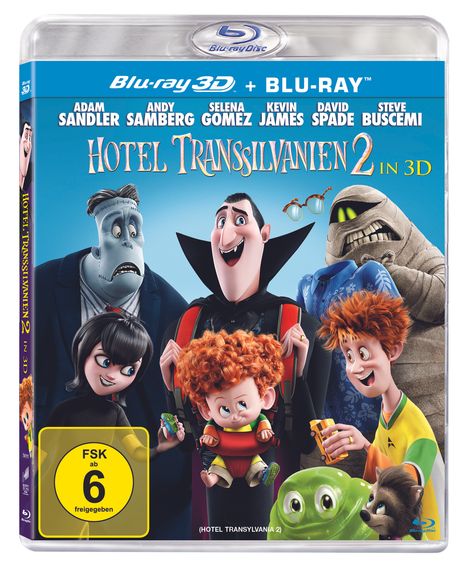 Hotel Transsilvanien 2 (3D &amp; 2D Blu-ray), 2 Blu-ray Discs