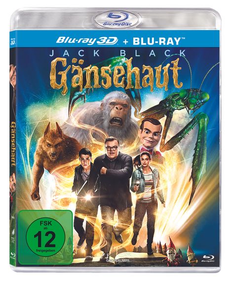 Gänsehaut (2015) (3D &amp; 2D Blu-ray), 2 Blu-ray Discs