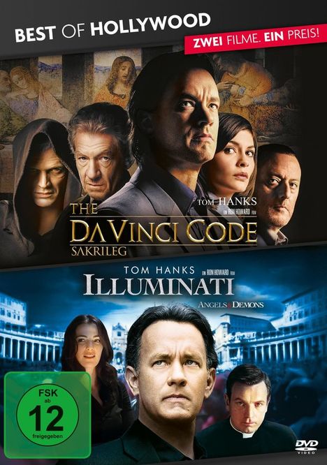 Illuminati / The Da Vinci Code - Sakrileg, 2 DVDs