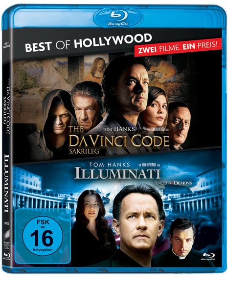 Illuminati / The Da Vinci Code - Sakrileg (Blu-ray), 2 Blu-ray Discs