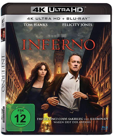 Inferno (2016) (Ultra HD Blu-ray &amp; Blu-ray), 1 Ultra HD Blu-ray und 1 Blu-ray Disc