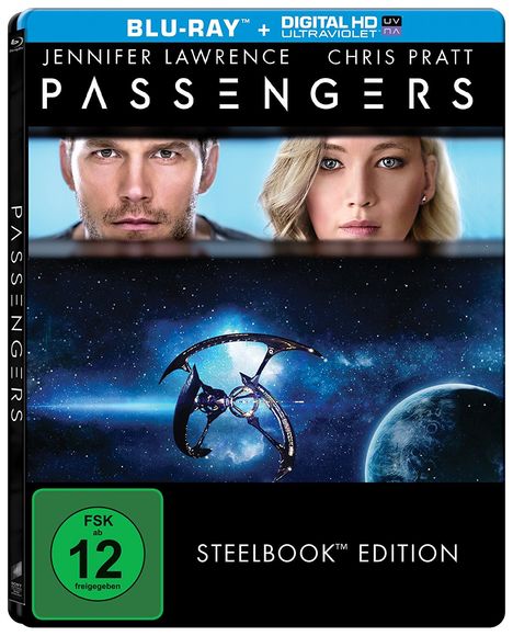 Passengers (2016) (Blu-ray im Steelbook), Blu-ray Disc