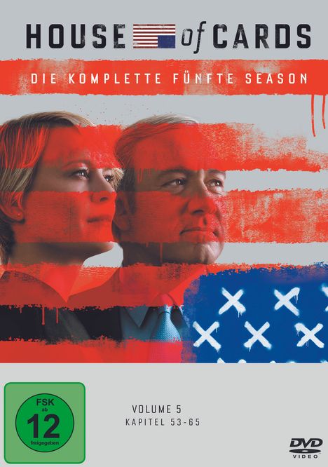 House Of Cards Season 5, 4 DVDs