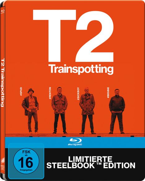 T2 Trainspotting 2 (Blu-ray im Steelbook), Blu-ray Disc