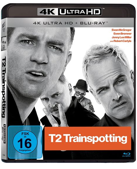 T2 Trainspotting (Ultra HD Blu-ray &amp; Blu-ray), 1 Ultra HD Blu-ray und 1 Blu-ray Disc