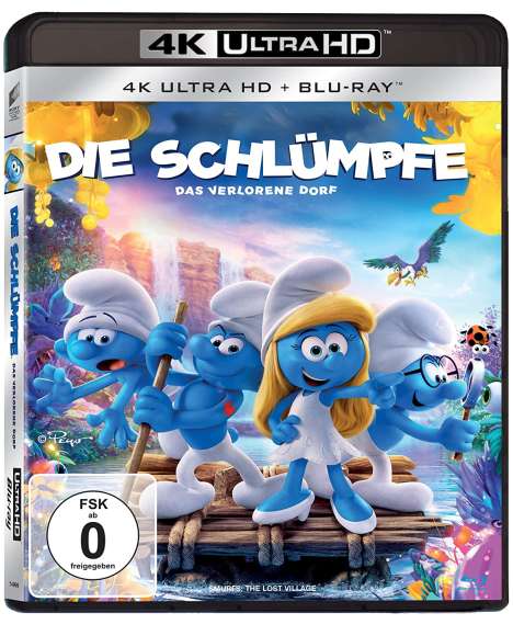Die Schlümpfe - Das verlorene Dorf (Ultra HD Blu-ray &amp; Blu-ray), 1 Ultra HD Blu-ray und 1 Blu-ray Disc