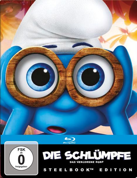 Die Schlümpfe - Das verlorene Dorf (Blu-ray im Steelbook), Blu-ray Disc
