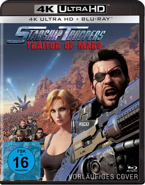 Starship Troopers: Traitor of Mars (Ultra HD Blu-ray &amp; Blu-ray), 1 Ultra HD Blu-ray und 1 Blu-ray Disc