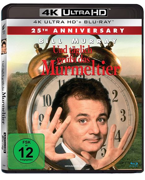 Und täglich grüßt das Murmeltier (Ultra HD Blu-ray &amp; Blu-ray), 1 Ultra HD Blu-ray und 1 Blu-ray Disc