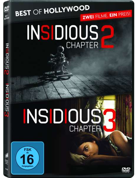Insidious: Chapter 2 / Insidious: Chapter 3, 2 DVDs