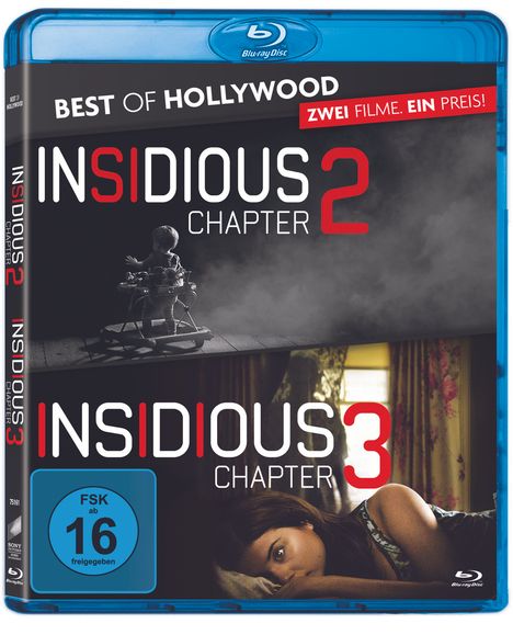 Insidious: Chapter 2 / Insidious: Chapter 3 (Blu-ray), 2 Blu-ray Discs