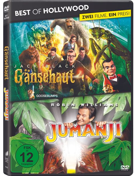 Gänsehaut / Jumanji, 2 DVDs