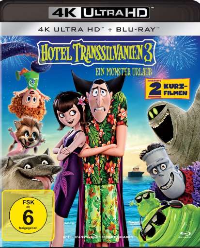 Hotel Transsilvanien 3 - Ein Monster Urlaub (Ultra HD Blu-ray &amp; Blu-ray), 1 Ultra HD Blu-ray und 1 Blu-ray Disc