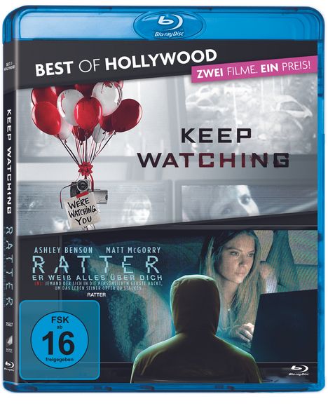Keep Watching / Ratter - Er weiss alles über dich (Blu-ray), 2 Blu-ray Discs
