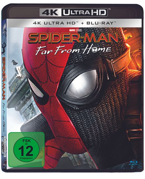 Spider-Man: Far from Home (Ultra HD Blu-ray &amp; Blu-ray), 1 Ultra HD Blu-ray and 1 Blu-ray Disc
