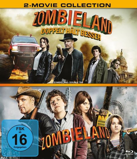 Zombieland 1 &amp; 2 (Blu-ray), 2 Blu-ray Discs