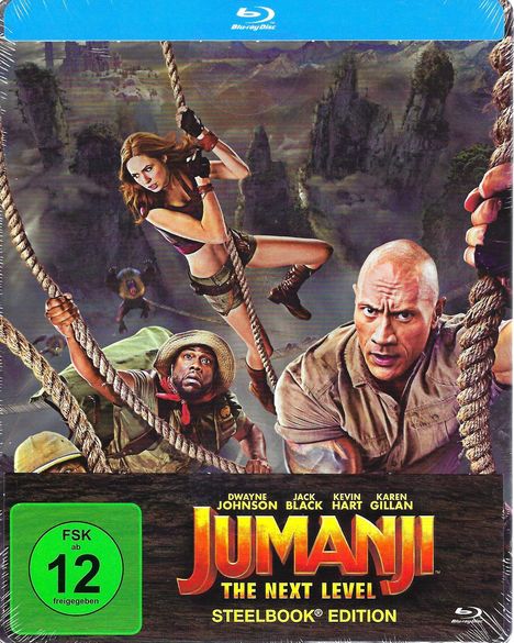 Jumanji: The Next Level (Blu-ray im Steelbook), Blu-ray Disc