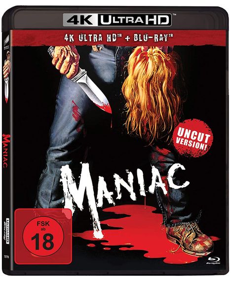 Maniac (1980) (Ultra HD Blu-ray &amp; Blu-ray), 1 Ultra HD Blu-ray und 1 Blu-ray Disc
