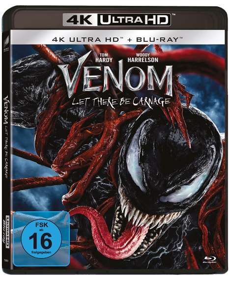 Venom: Let there be Carnage (Ultra HD Blu-ray &amp; Blu-ray), 1 Ultra HD Blu-ray und 1 Blu-ray Disc