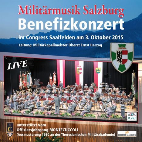 Militärmusik Salzburg: Galakonzert 2015, CD