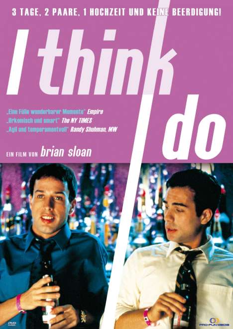 I Think I Do (OmU), DVD