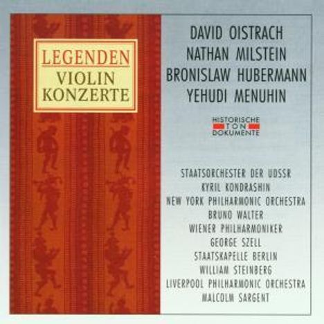 Violinkonzerte - Legenden, 2 CDs
