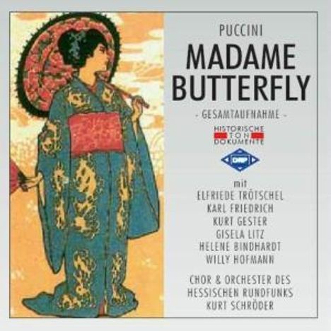 Giacomo Puccini (1858-1924): Madama Butterfly (in dt.Spr.), 2 CDs