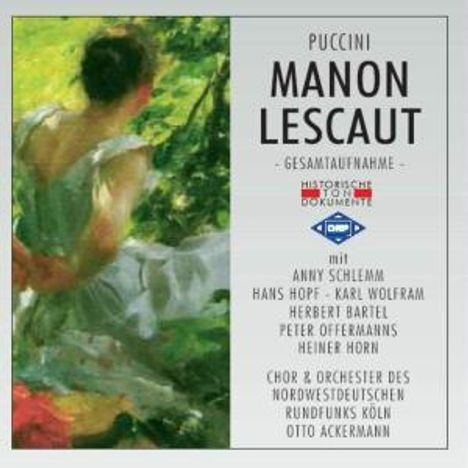 Giacomo Puccini (1858-1924): Manon Lescaut (in dt.Spr.), 2 CDs