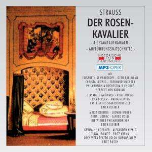 Richard Strauss (1864-1949): Der Rosenkavalier (4 Gesamtaufnahmen im MP3-Format), 2 MP3-CDs