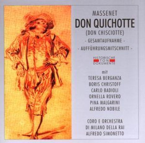 Jules Massenet (1842-1912): Don Quixotte (in ital.Spr.), 2 CDs