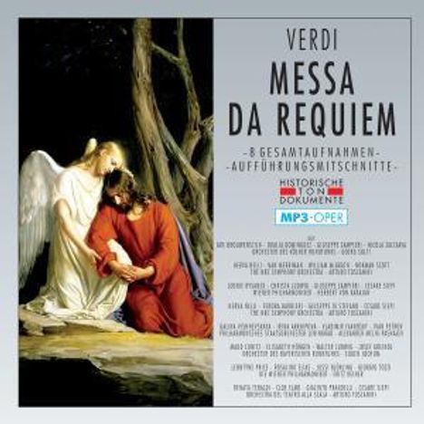 Giuseppe Verdi (1813-1901): Requiem (8 Gesamtaufnahmen/MP3-Format), 2 MP3-CDs