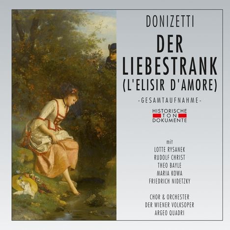 Gaetano Donizetti (1797-1848): L'elisir d'amore (in deutscher Sprache), 2 CDs
