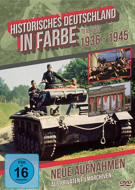 Historisches Deutschland in Farbe 1936-1945, 2 DVDs