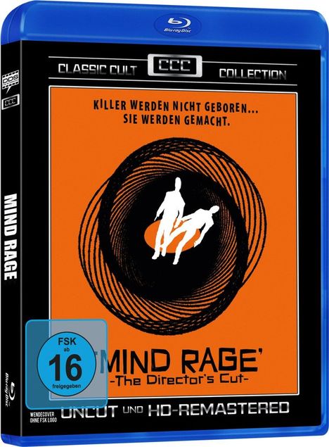 Mind Rage (Blu-ray), Blu-ray Disc