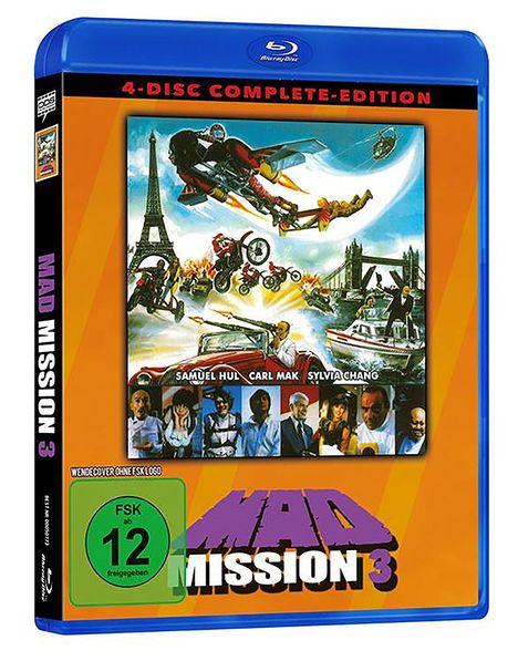 Mad Mission 3 (Blu-ray &amp; DVD), 2 Blu-ray Discs und 2 DVDs