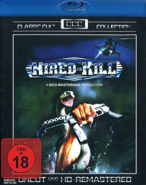 Hired to Kill (Blu-ray), Blu-ray Disc