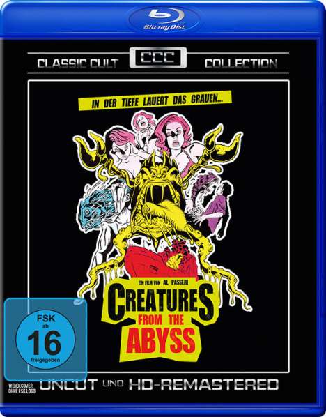 Creatures from the Abyss (Blu-ray), Blu-ray Disc