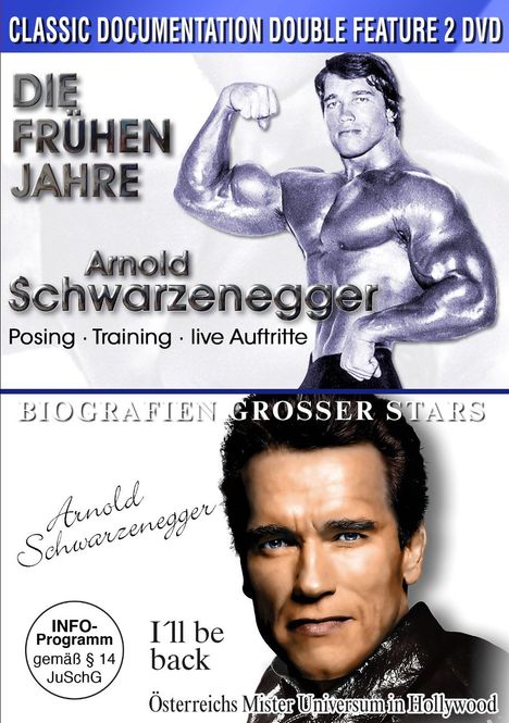 Arnold Schwarzenegger - Die frühen Jahre / I'll be back - Die Biografie, 2 DVDs