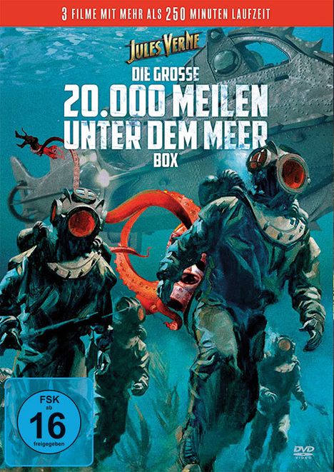 Die grosse 20.000 Meilen unter dem Meer Box (3 Filme auf 1 DVD), DVD