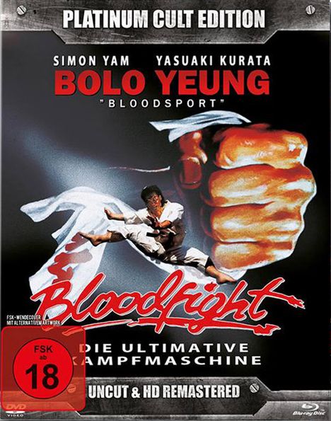 Bloodfight (Blu-ray &amp; DVD), 1 Blu-ray Disc und 1 DVD