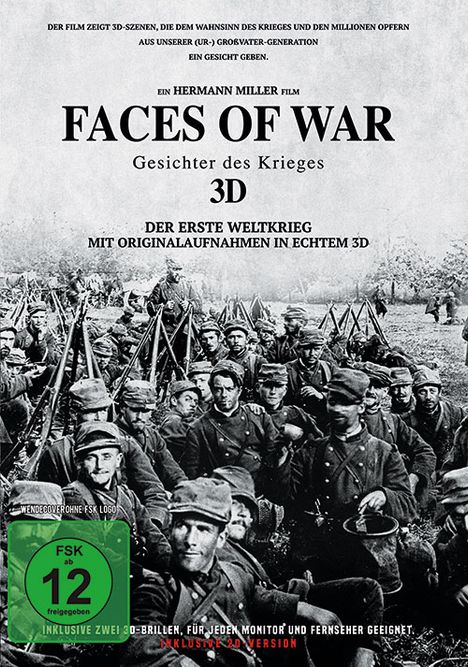 Faces of War - Der erste Weltkrieg in 3D, DVD