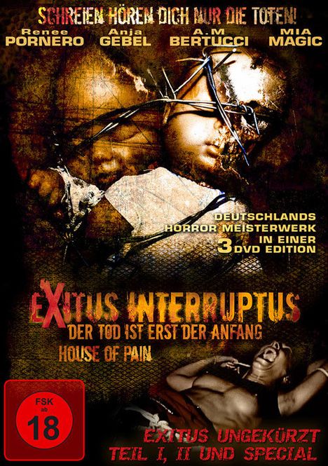Exitus Interruptus / House Of Pain (Special Edition), 3 DVDs