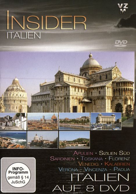 Italien: Insider Italien, 8 DVDs